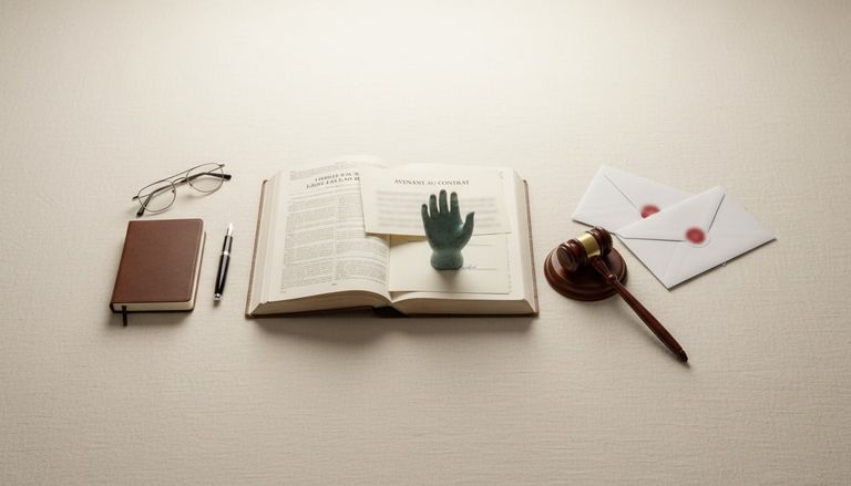 Avenant au contrat : définition juridique, valeur et effets